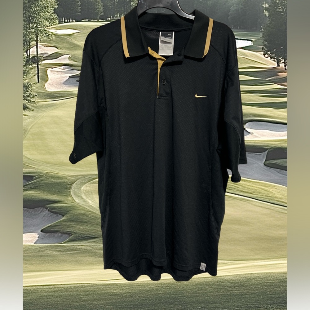 Nike Golf Polo - Black and Golf